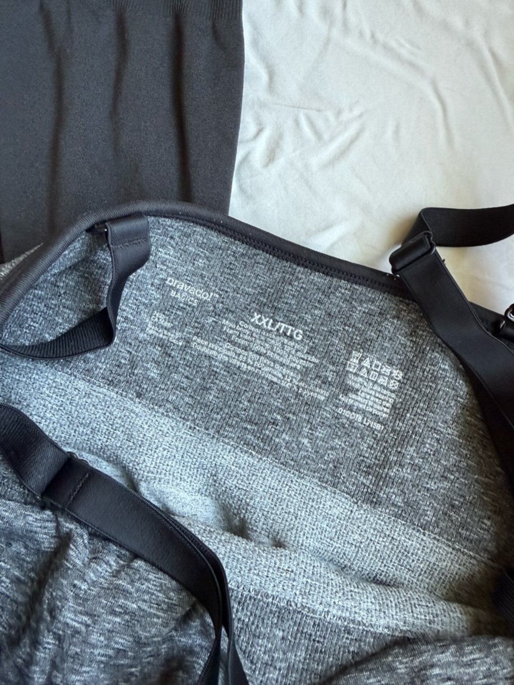 Bravado Basics Nursing Tank Pair - Black & Heather Gray - Picture 2 of 3